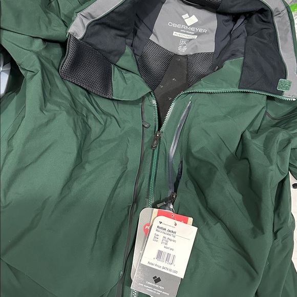 OBERMEYER Kodiak Men’s Insulated Jacket Forest Green MSRP $480 Size 2XL - Picture 5 of 6